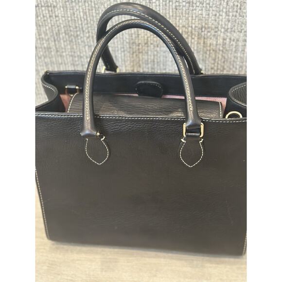 Dooney & Bourke Preowned Belmar Janine Satchel Black Janine No Strap Purse - Picture 4 of 12